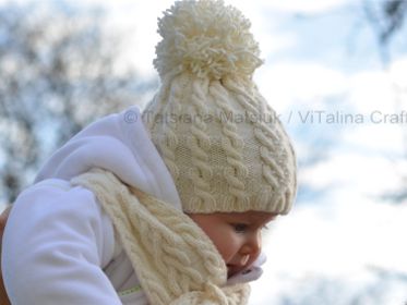 My First Winter Baby Hat and Scarf 006