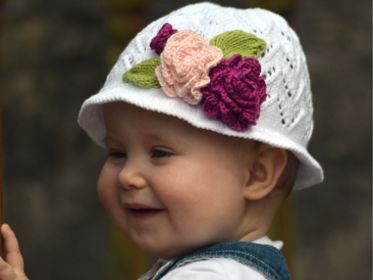 Rose Scent Panama Hat 020