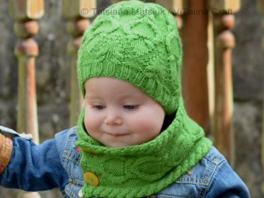 Rainforest Hat and Cowl Set 029