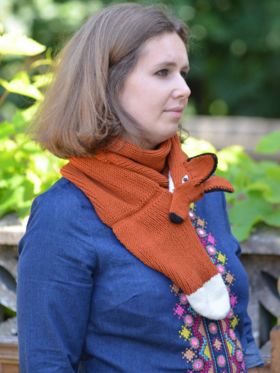 Red Foxy Scarf 065