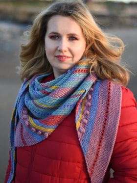 Colour Fantasy Shawl 108