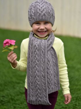 Cable Storm Hat and Scarf 164